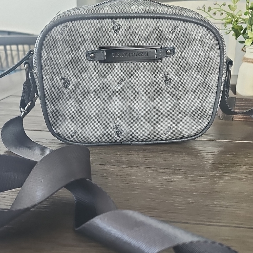 U.S. Polo Assn. Gray Crossbody Bag